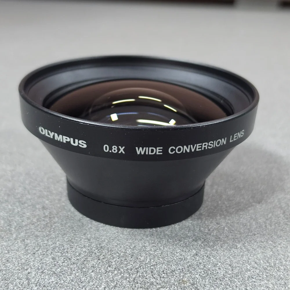 Olympus Wide Conversion Lens 55mm Black Excellent 0.8x Japan Made